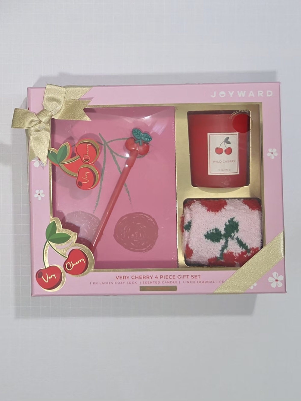 Very Cherry 4-Piece Gift Set - Pink Cherry Scented Body & Bath